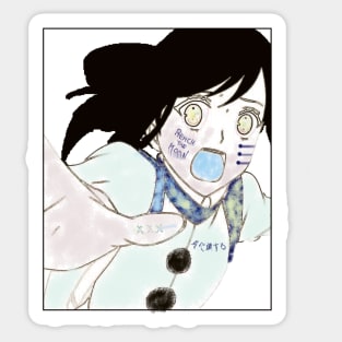 Shinsekai Yori ''REACH THE MOON'' V2 Sticker